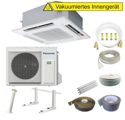 Panasonic 90x90 Deckenkassette PACi NX PU3 Elite KIT-50PU3ZH5 5,0 kW mit Quick C - Bild 1 von 3