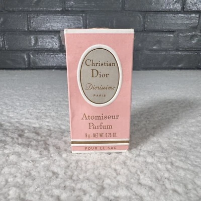 Perfume Christian Dior Diorissimo 0,25 oz / 0,8 g atomizador vintage nuevo sellado Foto 1 de 4