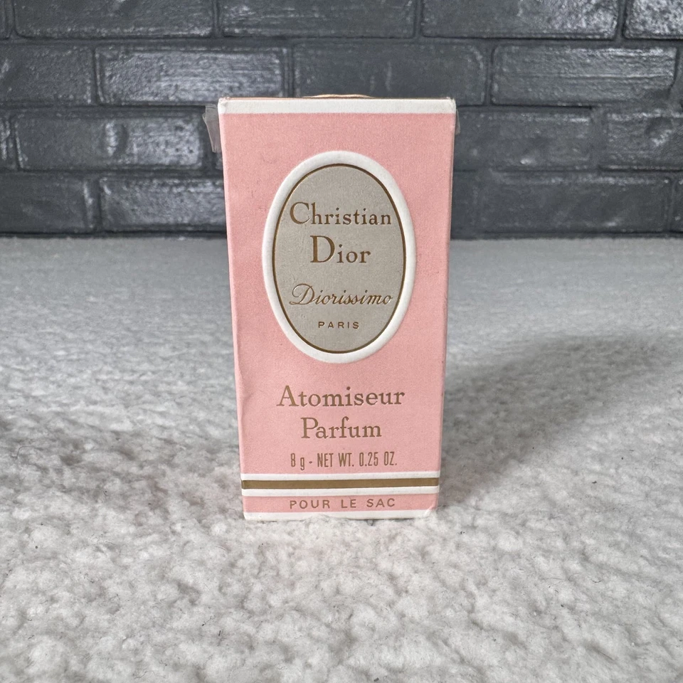 Perfume Christian Dior Diorissimo 0,25 oz / 0,8 g atomizador vintage nuevo sellado Foto 1 de 4
