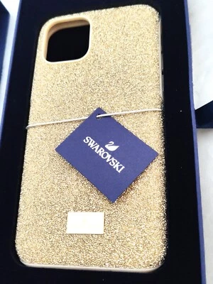 Nuevo en caja Nuevo Swarovski 5533961 Smartphone Funda iPhone 11 Pro Tono Dorado (D1) Foto 1 de 4