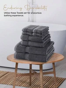 Utopia Towels 8-Piece Luxury Towel Set Includes 2 Bath Towels-Huge discounts - Picture 1 of 20