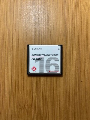 Canon Genuine 16MB FC-16M MEGABYTE CF Compact Flash Camera Memory Card - Image 1 of 3