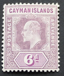 Cayman Islands 1908 EVII Six Pence SG 30a mint - Picture 1 of 1
