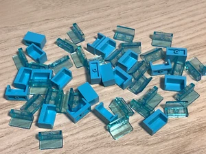 50 LEGO BRAND NEW WALL PANELS - LIGHT & TRANSLUCENT BLUE - FRIENDS CITY BATMAN - Picture 1 of 2