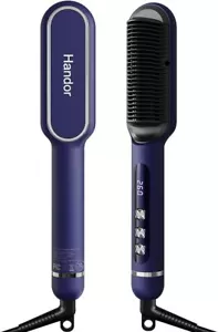 Advanced Negative Ionic Hair Straightener Brush with 9 Temp Settings LED Display - Picture 1 of 6