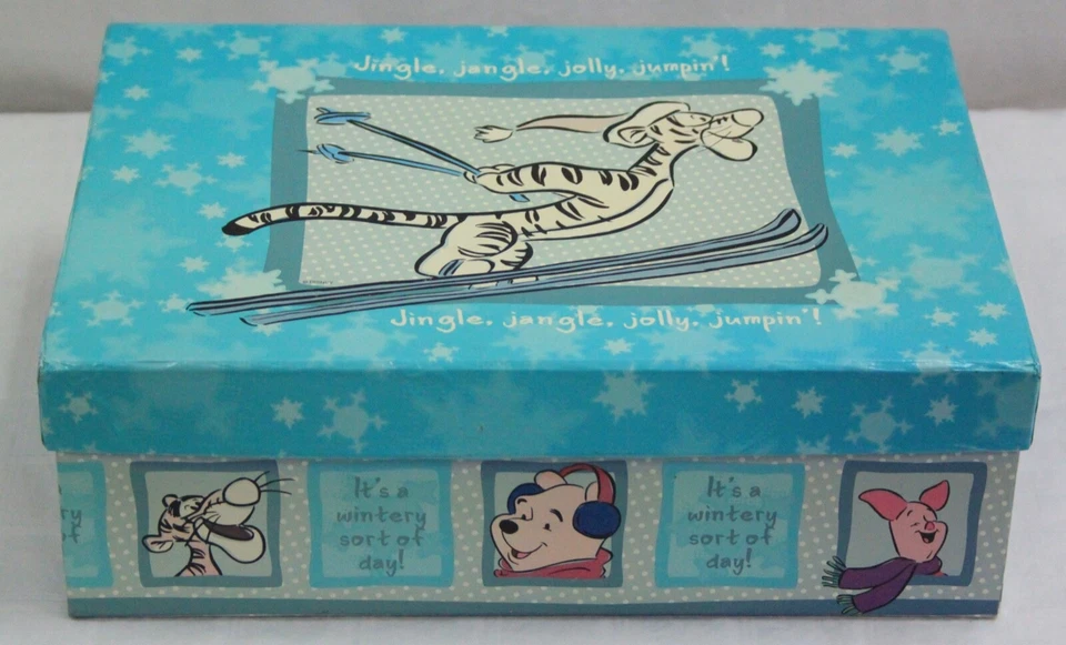 RARE! VINTAGE DISNEY'S WINNIE THE POOH TIGGER STORAGE BOX 12.25 X 9 X 4.25 NEW - Image 1 of 4