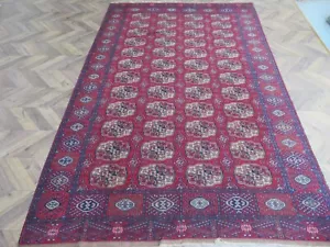 A MAJESTIC OLD HANDMADE TRADITIONAL PAKISTAN ORIENTAL RUG (300 x 190 cm)+ - Picture 1 of 19