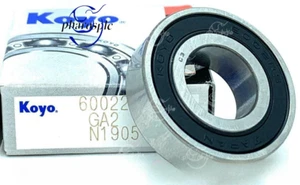 KOYO 6002 2RS DEEP GROOVE BALL BEARING, RUBBER SEALED 15x32x9 mm - Picture 1 of 3