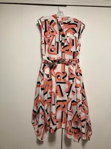 New W/ Tag , Karl Lagerfeld Letter-printed dress Size 14 (runs One Size Smaller - Picture 1 of 5