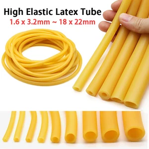 Tubo de goma látex natural catapulta elástica alta banda de tubo de hemostasia médica - Imagen 1 de 9