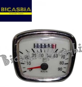 8075 - CONTACHILOMETRI A 90 KM CON LANCETTA ROSSA VESPA 125 VNB4T VNB5T VNB6T - Picture 1 of 1