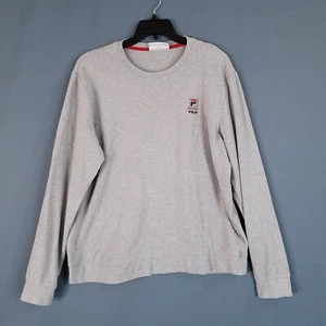 Sudadera pulóver gris manga larga Fila para mujer talla XL - Imagen 1 de 9