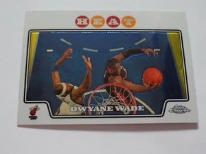 2008-09 Topps Chrome Dwayne Wade Card #100 Sharp & Clean - Picture 1 of 2
