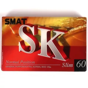 Smat SK 60 Slim Blank Cassette Tape Sealed Korea Type I - Bild 1 von 3