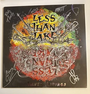 Less Than Jake - Silver Linings 12” Splattered Vinyl Signed Autographed - Picture 1 of 8