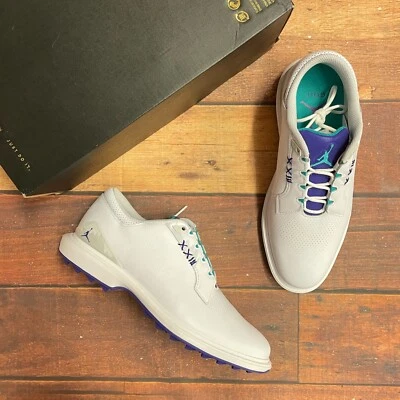 Jordan Men's ADG 5 W "White/Grape Ice" Golf Shoes FQ7874-100 Size (8.5) - Image 1 of 4