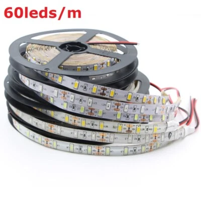 DC12V 0.5m-5m 5630 60led/m 120led/m LED Light Strip Flexible Ribbon lamp - Image 1 of 4
