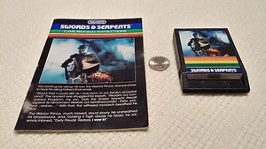 Cartucho Mattel Intellivision, Swords & Serpents con manual - Imagen 1 de 2