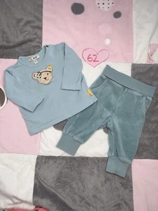 Steiff Set Longsleeve Und Hose Hellblau 62 - Bild 1 von 3