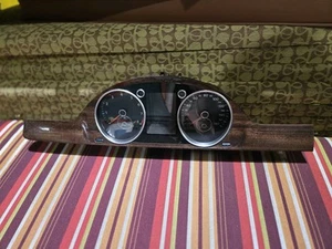 13-17 VOLKSWAGEN PASSAT CC DASH INSTRUMENT SPEEDOMETER CLUSTER AND BEZEL OEM - Picture 1 of 9