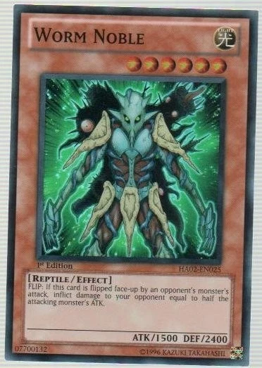 Worm Noble - HA02-EN025 - Super Rare - 1st Edition Near Mint Hidden Arsenal 2 - Image 1 of 1