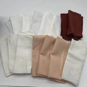 Verschiedene Posten 15 Vintage Servietten Stoff verschiedene Stile Farben - Bild 1 von 9