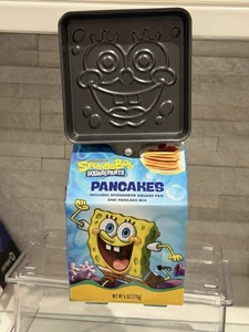 SpongeBob SquarePants Pancake Novelty Face Frying Pan & 170g Mix Gift Set - Picture 1 of 5