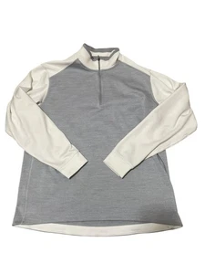 Nike 509095-047 Golf Sweatshirt Grau 1/4 Zip Dri-Fit Wollmischung Herren Größe XL - Bild 1 von 8