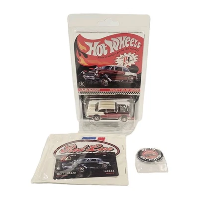 2016 Hot Wheels Red Line Club RLC '55 Chevy Bel Air Gasser 1594/4650 Pin & Patch - Image 1 of 4
