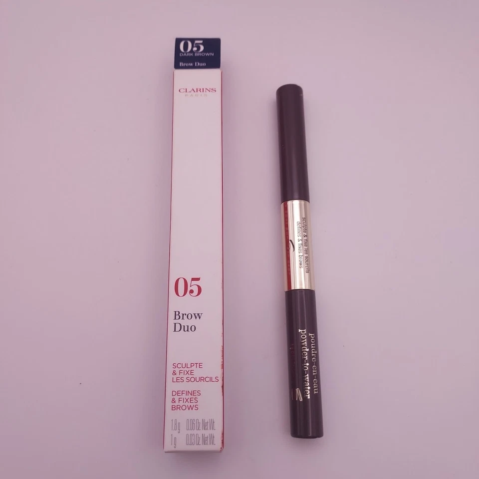 Clarins Brow Duo (1x Brow Penci 1x Tinted Mascara) - #05 Dark Brown 2.8g/0.09oz