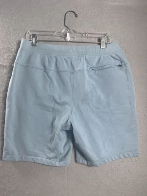 "Pantalones Cortos Deportivos Lululemon Relajados French Terry 9"" LM7AXWS Azul Rendimiento Para Hombres L" Foto 1 de 4