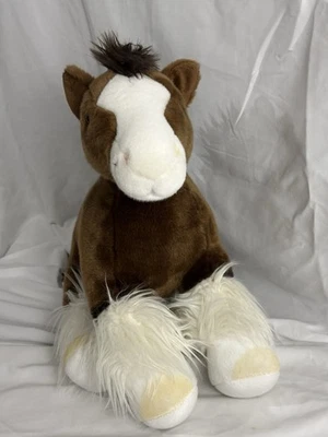 Clydesdale Horse Plush RETIRED 2007 release St Louis Build-A-Bear Workshop - Image 1 of 4