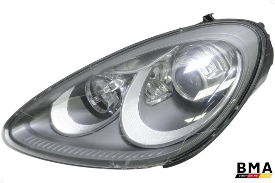 *Dañado* Faro delantero izquierdo xenón Porsche Cayenne 2011-2014 OEM Foto 1 de 4