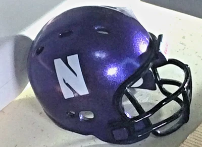 мини Riddell северо-западный коллаж футбольный шлем - б/у в отличном состоянии - Изображение 1 из 4