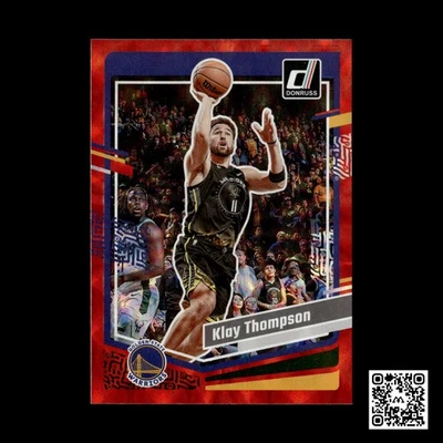 2023-24 Donruss #185 Klay Thompson Rojo Foto 1 de 2