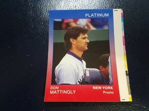 Don Mattingly NY Yankees 1991 Star Company Platinum Proof PROMO 200 MADE WOW