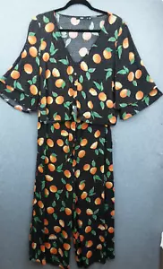 Sportsgirl Size 12 Two Piece Set Tie Front Croped Top + Wide Leg Crop Pants - Picture 1 of 15
