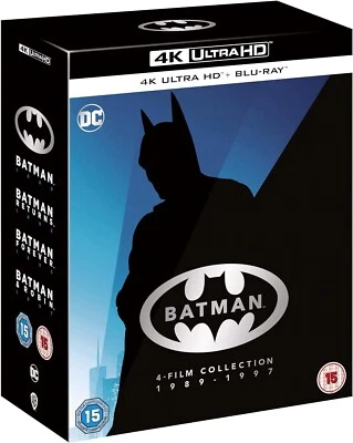 BATMAN  4 Film Collection (1989-97) 4K UHD Blu-RayBox Set BRAND NEW - Image 1 of 2