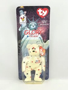 Ty Teenie Beanie Baby GLORY the Bear 1999 Mcdonalds Rare with Tag Errors 1993 - Picture 1 of 2