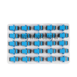 200x SC-SC Coupler Fiber Optic Connector Adapter SC UPC SM Flange Simplex - Afbeelding 1 van 1
