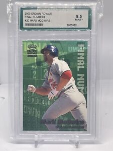 2000 Crown Royale Final Numbers Mark McGwire AGS 9.5 Mint+
