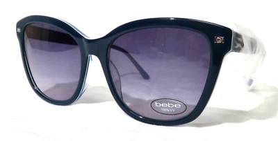Bebe NUEVO BB7234 Gafas de Sol 56-17-140 Azul Marino (400) con Brazos Estampado Animal, NUEVO en Bolsa Foto 1 de 4