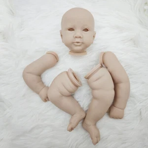 Kit de muñecas bebé renacido de 21" sin pintar con certificado de autenticidad en blanco hágalo usted mismo kits realistas de molde - Imagen 1 de 6