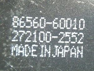GENUINE/ OE 86560-60010 8656060010 272100-2552 2721002552 HORN ASSEMBLY SECURITY - Picture 1 of 12