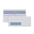 Office Depot Lift And Press #10 Window Security Envelopes, White, 500-Pack