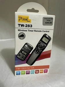 Pixel TW-283 E3 - Wireless Shutter Release Cable Compatible with Canon XT XTi XS - Picture 1 of 2