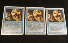 Magic The Gathering MTG Revised Edition Copy Artifact card x3 cards heavy play