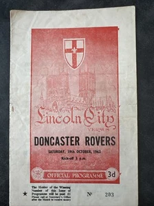 Lincoln City v Doncaster Rovers 19/10/1963 ( Football League Division Four) - Picture 1 of 2