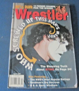 The Wrestler Magazine April 1997 STING 1990s WCW NWA - Picture 1 of 4