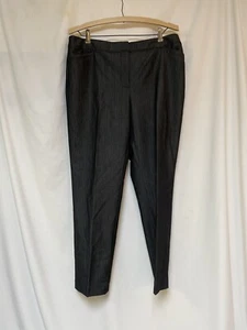 Calvin Klein Pants Size 10 Mid Rise Ankle Sexy Stretch Dress Pants 34X27 Pockets - Picture 1 of 17